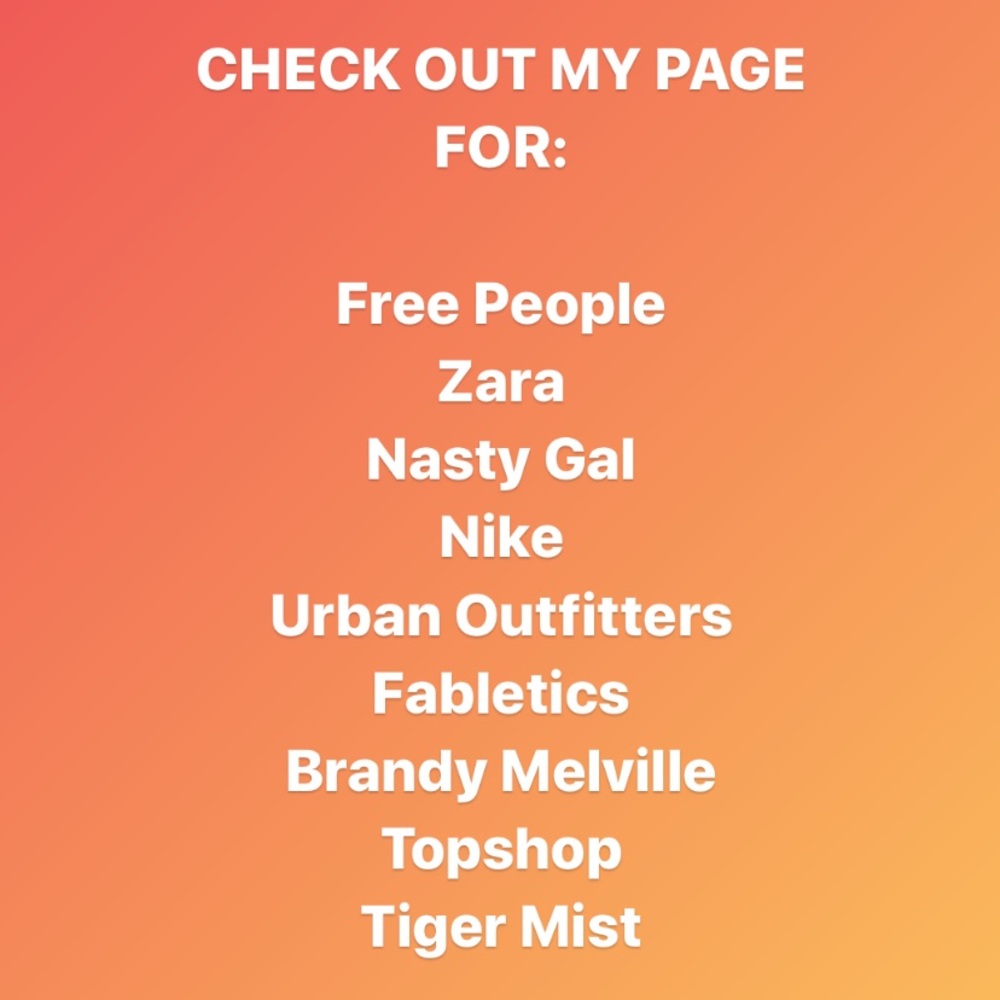 CLOSET SALE! Price Drops and Accepting Offers!